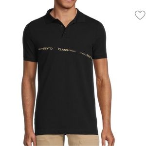 CAVALLI CLASS Logo Polo Men’s Shirt L